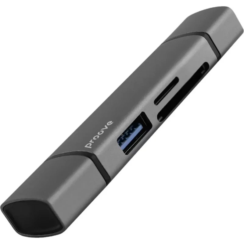 Картридер Proove Arc Link 3 in 1 (USB3.0 + SD Card + Micro SD Card) (silver) (HBAL00210014)