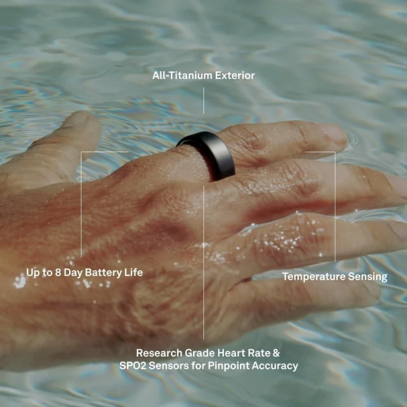 Oura Ring 4 Silver Size 7 (JZ90-54217-07) - Зображення 4