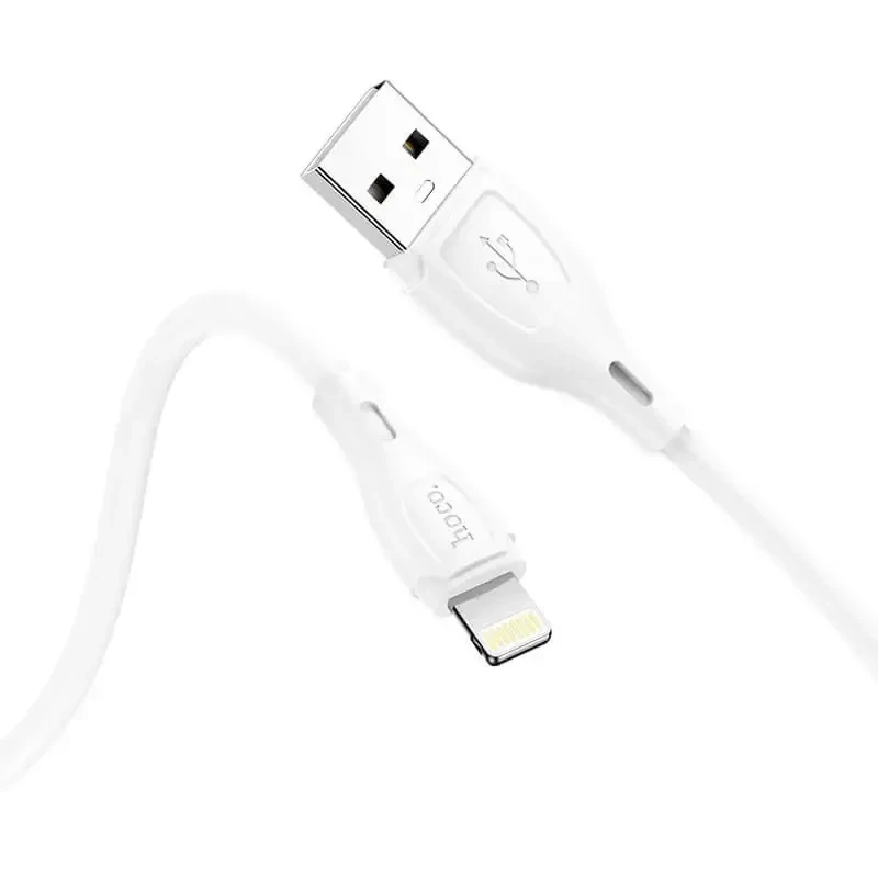 Hoco Lightning Ultimate silicone charging data cable (6931474747815) - Зображення 1