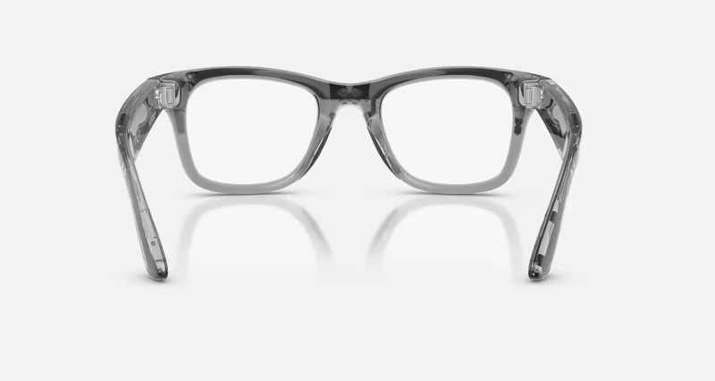 Ray-Ban Meta Wayfarer Gen2 Standard Shiny Transparent Grey Frame/Clear Sapphire Lenses (RW4012 6840MF 50-22) - Зображення 2