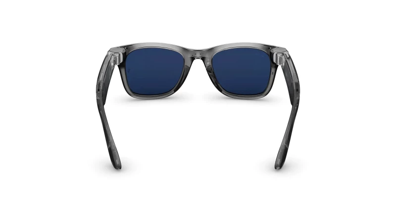 Ray-Ban Meta Wayfarer Gen2 Standard Shiny Transparent Grey Frame/Clear Sapphire Lenses (RW4012 6840MF 50-22) - Зображення 7