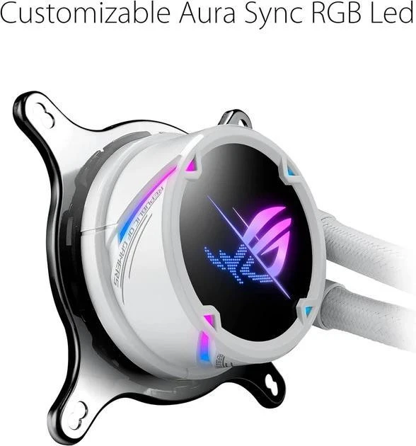 Водяное охлаждение ASUS ROG Strix LC II 360 ARGB White Edition (90RC00F2-M0UAY0) - Зображення 2