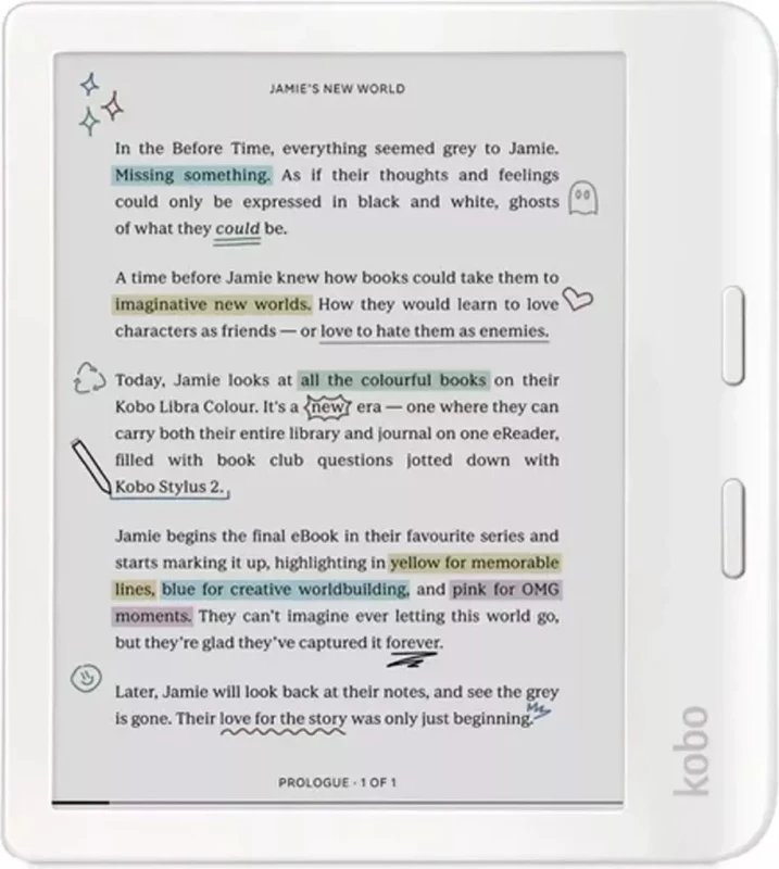 Kobo Libra Colour White (N428-KU-WH-K-CK)