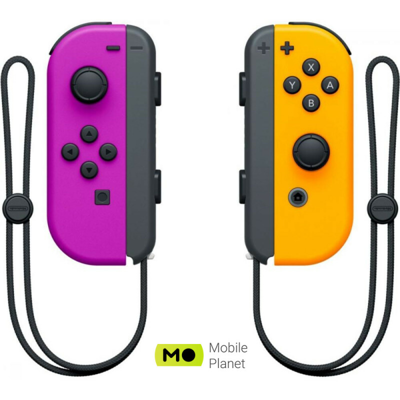 Nintendo Switch Joy-Con Controllers (Neon Purple/Neon Orange) (045496431310)