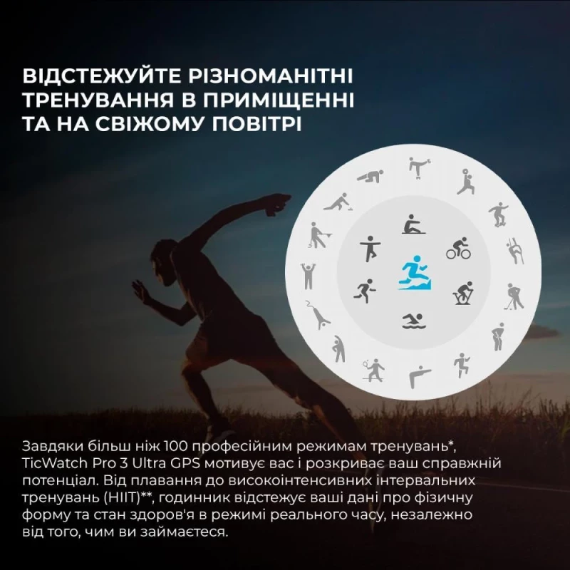 Смарт-часы Mobvoi TicWatch Pro 3 Ultra GPS Shadow Black (191307000906) - Зображення 6