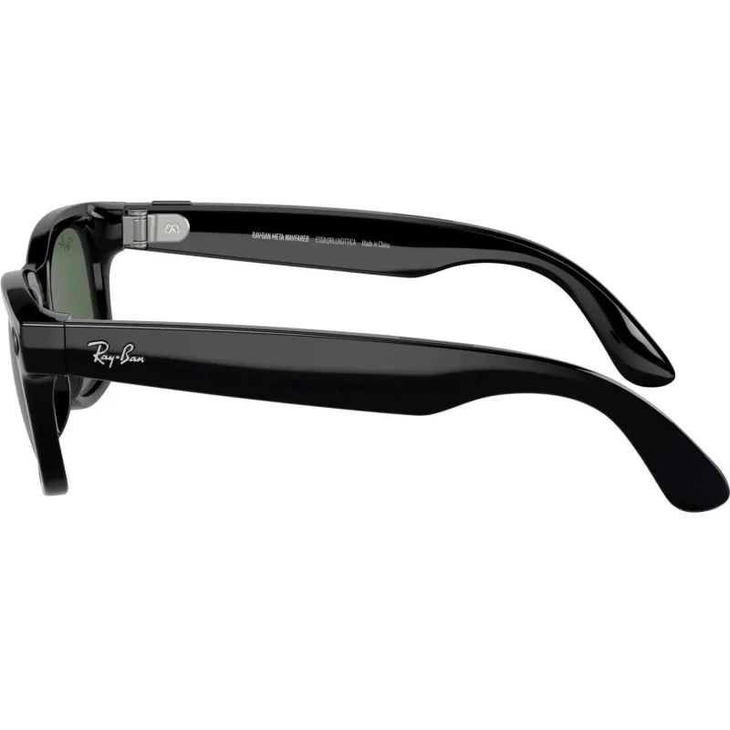 Смарт-очки Ray-ban Meta Wayfarer Shiny Black / Green (RW4006 601/71 50-22) - Зображення 1