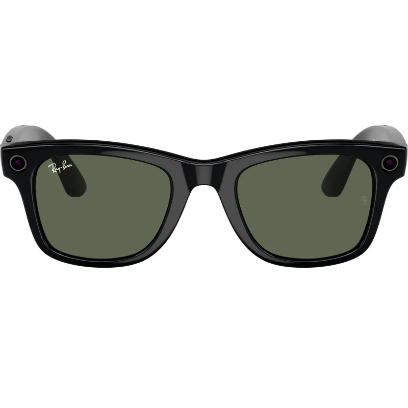 Смарт-очки Ray-ban Meta Wayfarer Shiny Black / Green (RW4006 601/71 50-22) - Зображення 3
