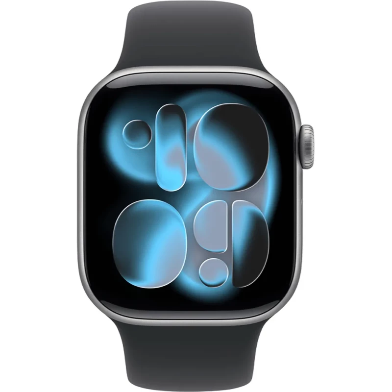 Apple Watch Series 11 GPS 42mm Space Grey Alu. Case w. Black S. Band - M/L (MEQX4) - Зображення 1