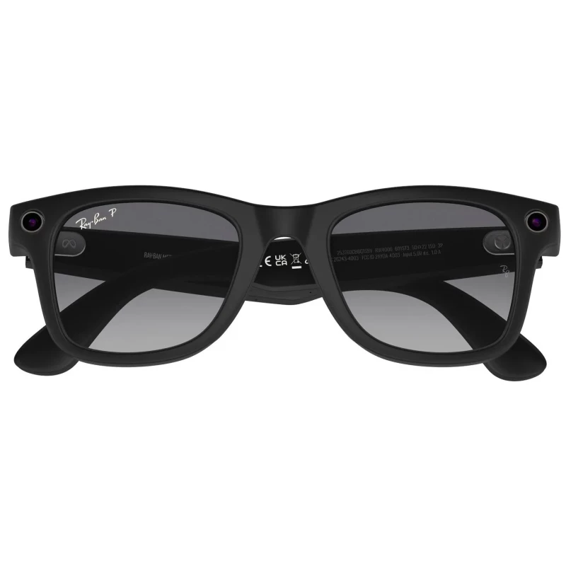 Смарт-очки Ray-ban Meta Wayfarer Matte Black / Graphite (RW4006 601ST3 50-22) - Зображення 4