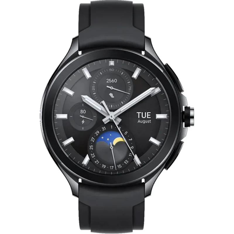 Xiaomi Watch 2 Pro Bluetooth Black Case with Black Fluororubber Strap (BHR7211GL) - Зображення 1
