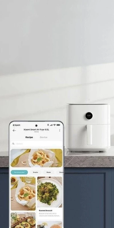 Xiaomi Mi Smart Air Fryer 6.5L MAF10 White - Зображення 2