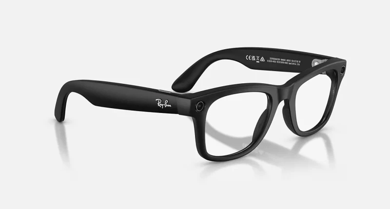 Ray-Ban Meta Wayfarer Gen2 Standard Matte Black Frame/Clear to Grey Transitions Lenses (RW4012 601S1Z 50-22) - Зображення 4