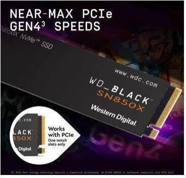 WD Black SN850X 2 TB (WDS200T2X0E) - Зображення 1
