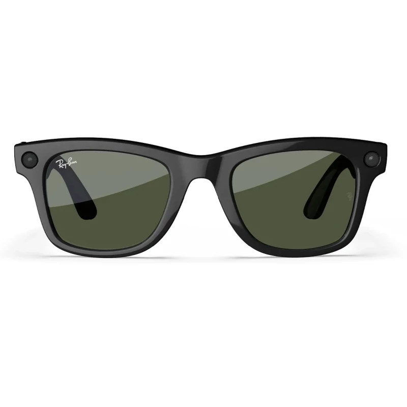 Смарт-очки Ray-Ban Meta Wayfarer [Gen 2] Standard Shiny Black Frame / G-15 Green Lenses (RW4012 601/71 50-22) - Зображення 3