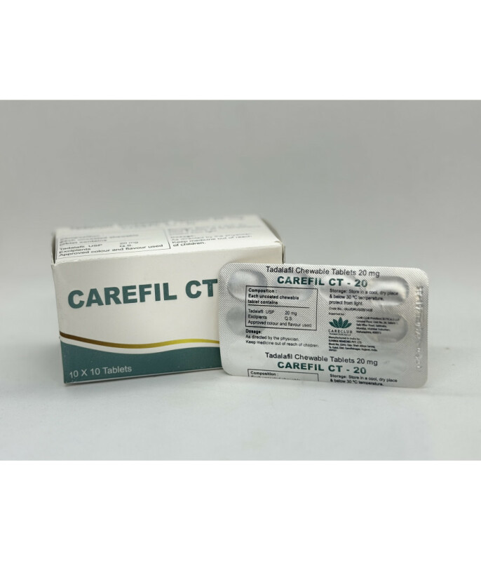 Тадалафил CAREFILL CT 20 mg Chewable (10 tab) - Зображення 2