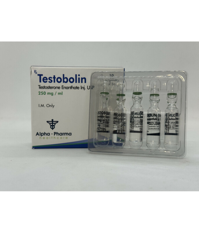 Тестостерон Testobolin 5 amp x 250mg/ml ALPHA PHARMA
