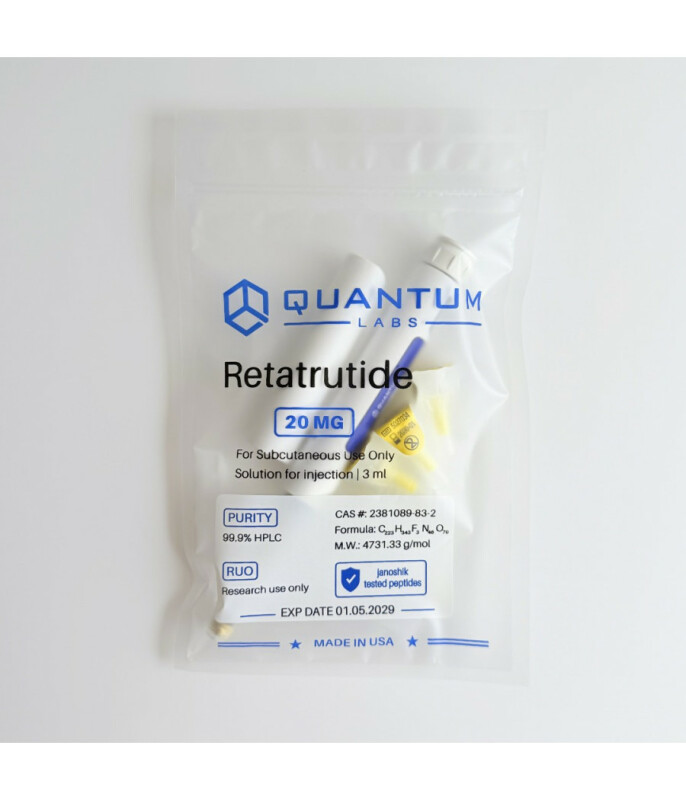 Ретатрутид Retatrutide 20 мг Quantum Labs шприц-ручка - Зображення 1
