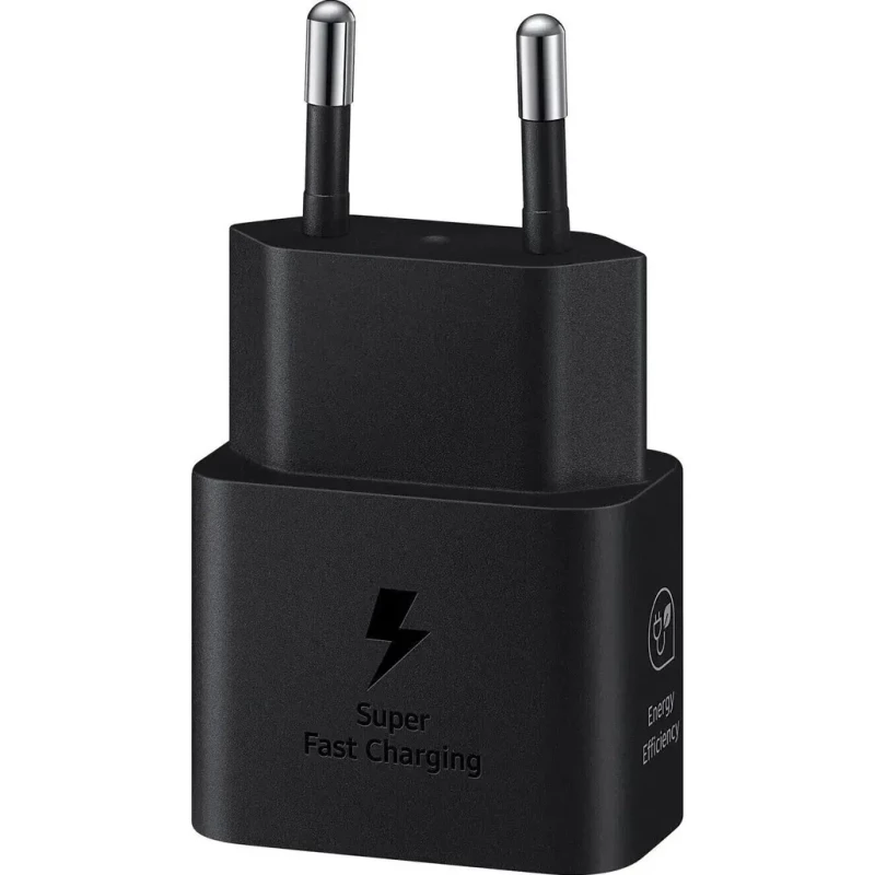 Сетевое зарядное устройство Samsung Type-C 25W Power Adapter Black (w/o cable) (EP-T2510XBEGEU) (UA) - Зображення 1
