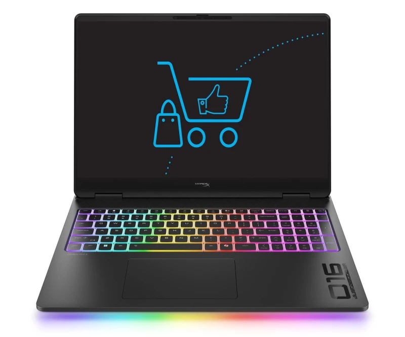 HyperX OMEN MAX 16 Ryzen AI 9 HX 475/32GB/512 RTX5070Ti OLED 240Hz (16-ak1009nwx (DP6U5EA)) - Зображення 2
