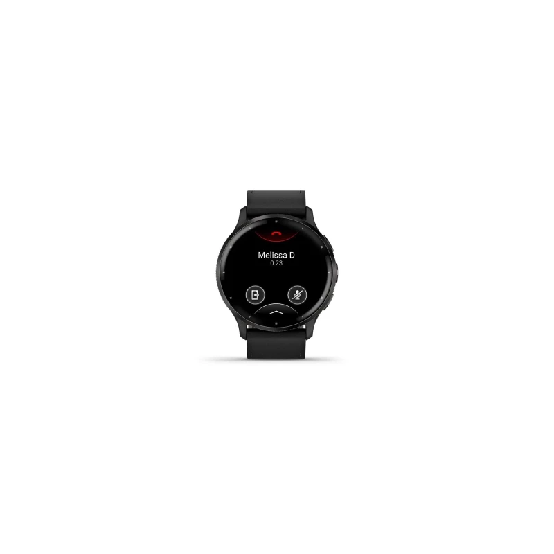 Garmin Venu 3 Slate S. Steel Bezel w. Black Case and Leather Band (010-02784-52) - Зображення 1