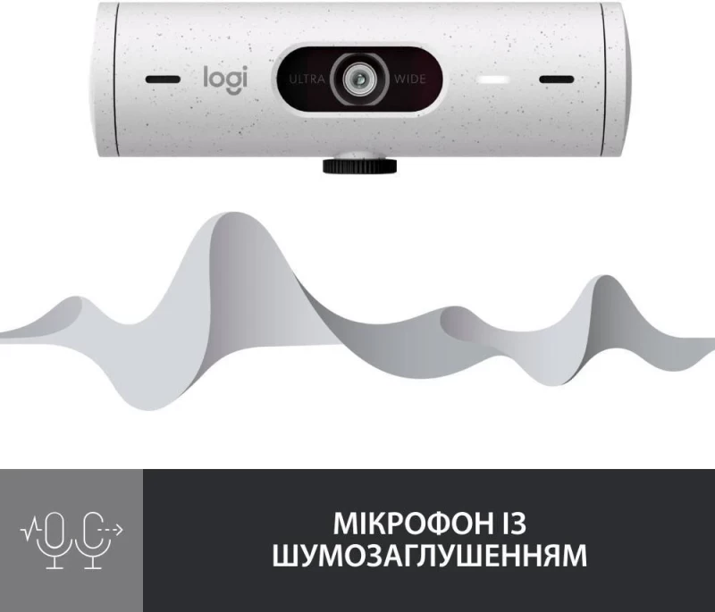 Logitech Brio 500 Off White (960-001428) - Зображення 3