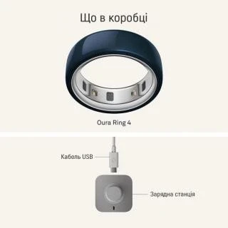 Oura Ring 4 Ceramic Midnight Size 5 (JZ90-57455-05) - Зображення 1