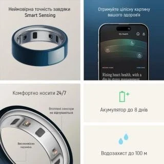 Oura Ring 4 Ceramic Midnight Size 5 (JZ90-57455-05) - Зображення 2