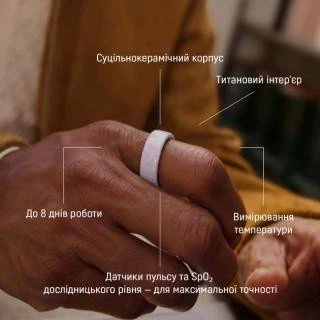 Oura Ring 4 Ceramic Midnight Size 5 (JZ90-57455-05) - Зображення 4