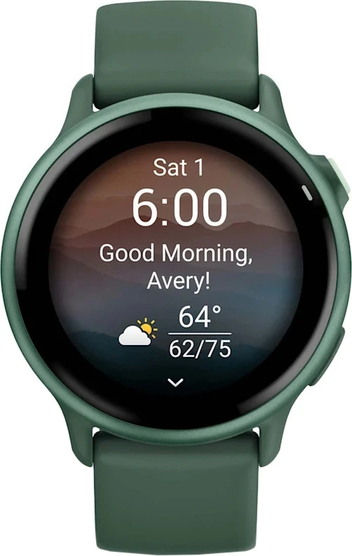 Смарт-часы Garmin Vivoactive 6 Metallic Jasper Green with Jasper Green Band (010-02985-02/42) - Зображення 4