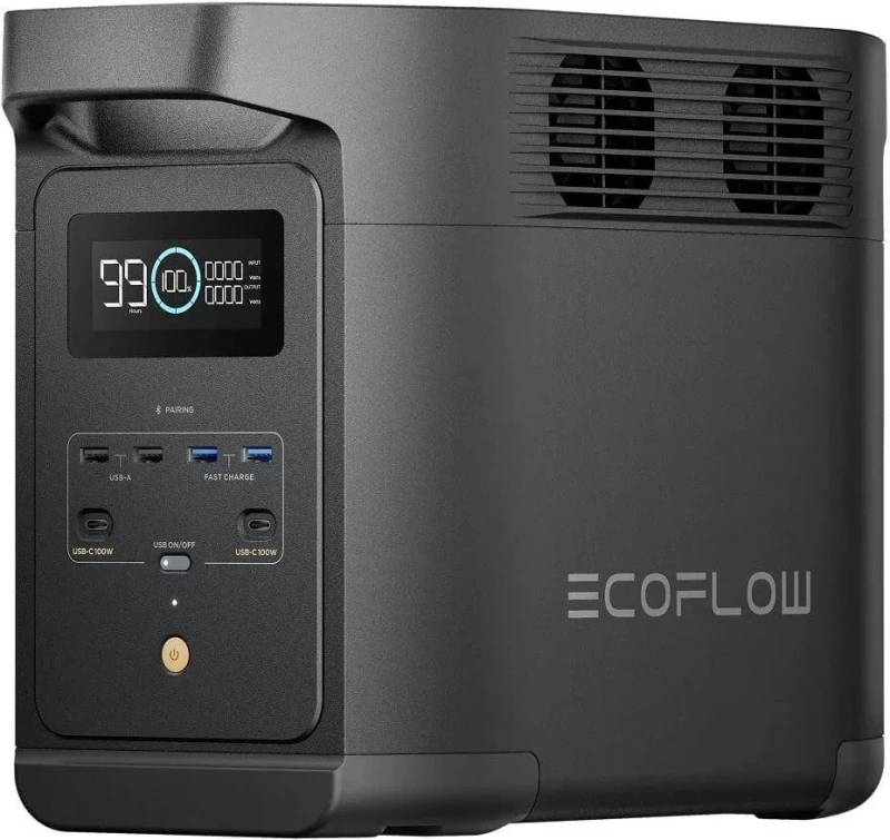 Зарядная станция EcoFlow DELTA 2 Black International version (EFE980-IN) - Зображення 2