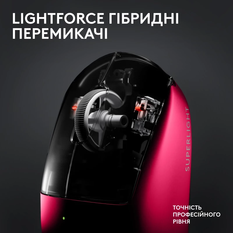 Logitech G Pro X Superlight 2 Lightspeed Wireless Magenta (910-006797) (UA) - Зображення 6