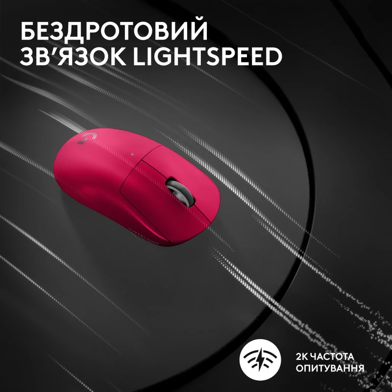 Logitech G Pro X Superlight 2 Lightspeed Wireless Magenta (910-006797) (UA) - Зображення 8