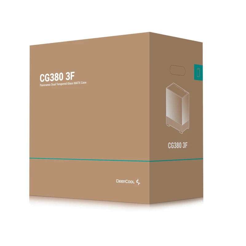 DeepCool CG380 3F Black (R-CG380-BKAGM3-G) без БП (UA) - Зображення 1