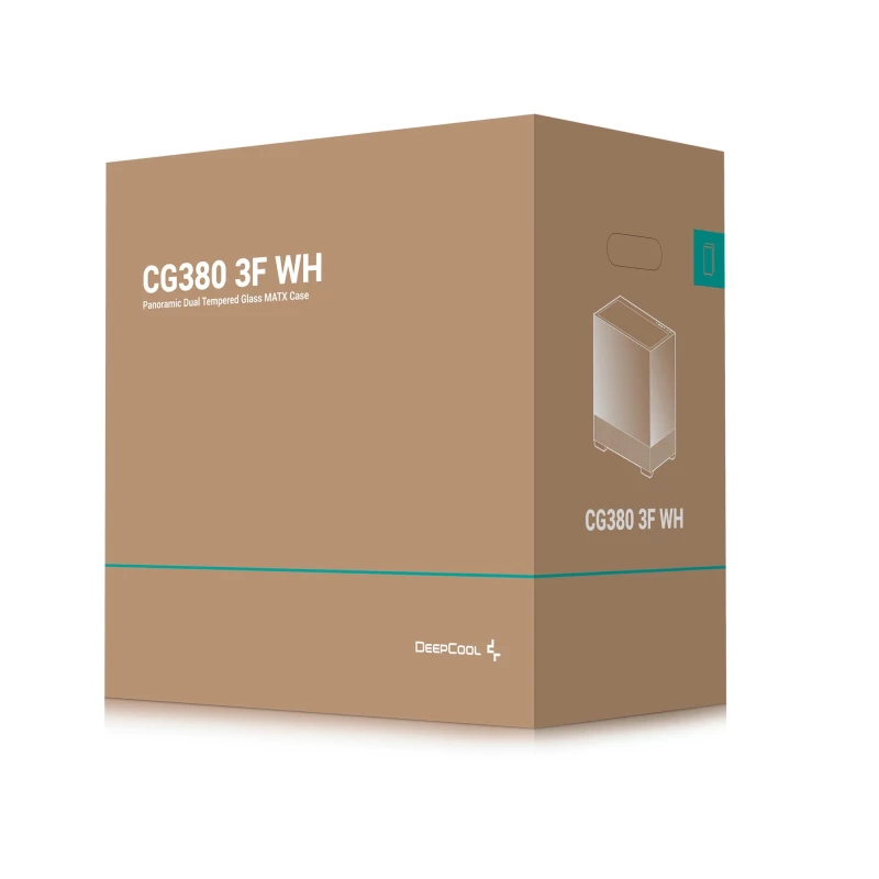 DeepCool CG380 3F White (R-CG380-WHAGM3-G) без БП (UA) - Зображення 1