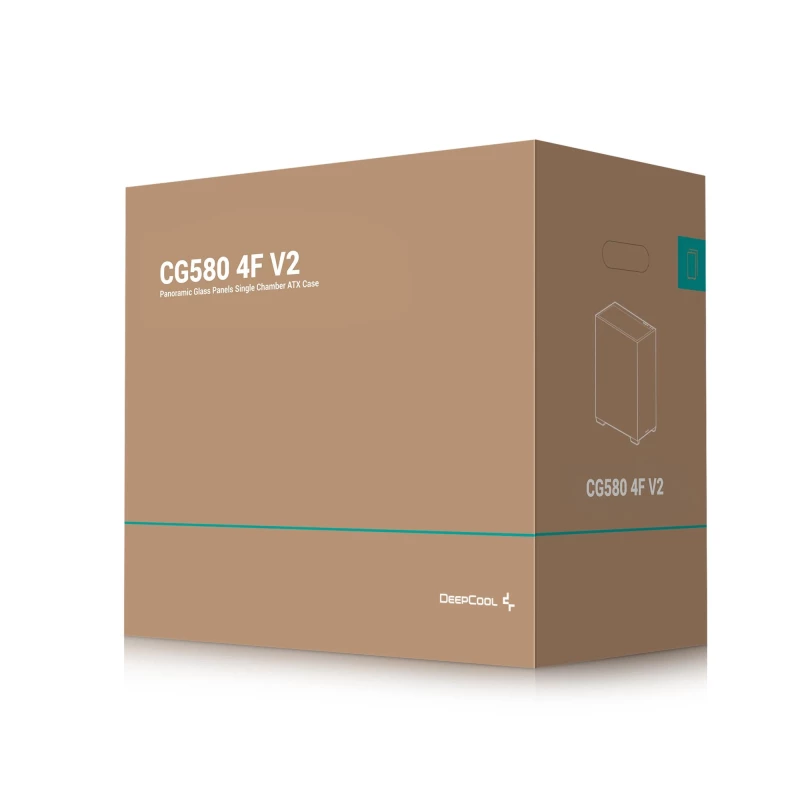 DeepCool CG580 4F V2 Black (R-CG580-BKADA4-G-2) без БП (UA) - Зображення 1
