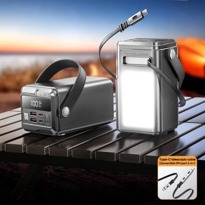 Remax FP-33 60000mAh 100W with LED Gray - Зображення 1
