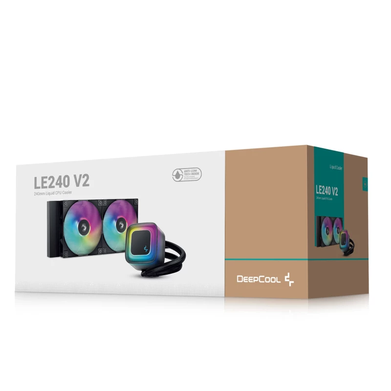 Система водяного охлаждения DeepCool LE240 V2 (R-LE240-BKAMMC-G-2) (UA) - Зображення 1