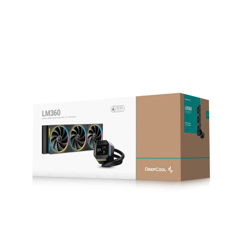 Система водяного охлаждения DeepCool LM360 Black (R-LM360-BKDMMC-1) (UA) - Зображення 1