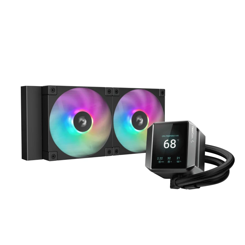 Система водяного охлаждения DeepCool Mystique 240 ARGB Black (R-LX550-BKADSNC-G-1) (UA)