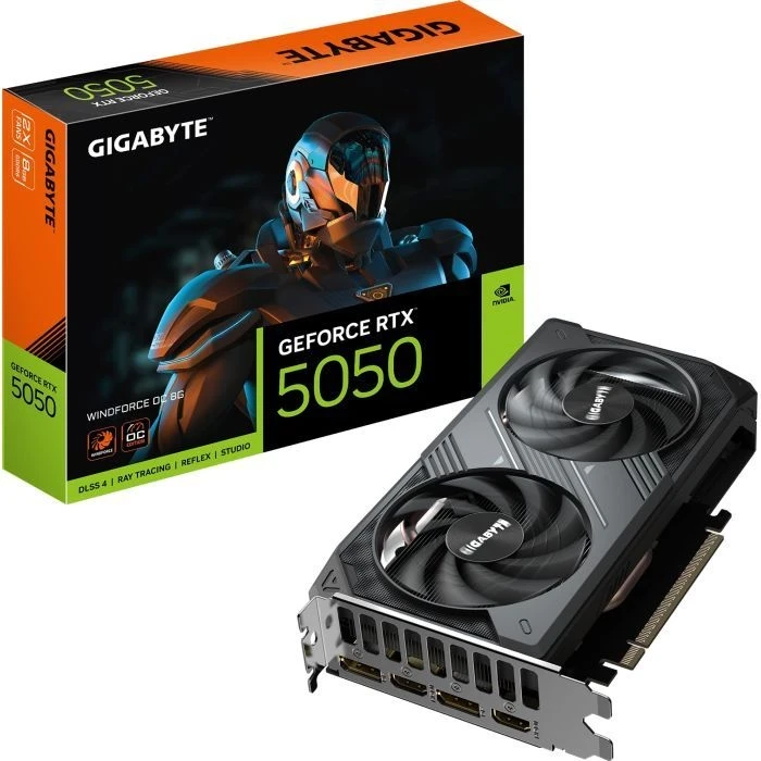GIGABYTE GeForce RTX5050 8Gb WINDFORCE OC (GV-N5050WF2OC-8GD) (UA) - Зображення 9
