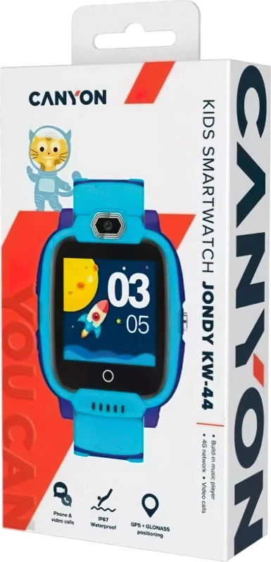 Детские смарт-часы Canyon KW-44 Jondy Blue (CNE-KW44BL) - Зображення 3
