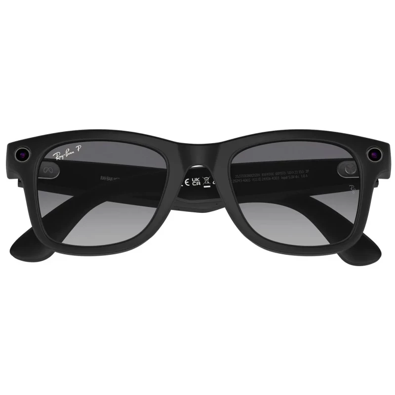 Смарт-очки Ray-ban Meta Wayfarer Matte Black / Graphite (RW4008 601ST3 53-22) - Зображення 4