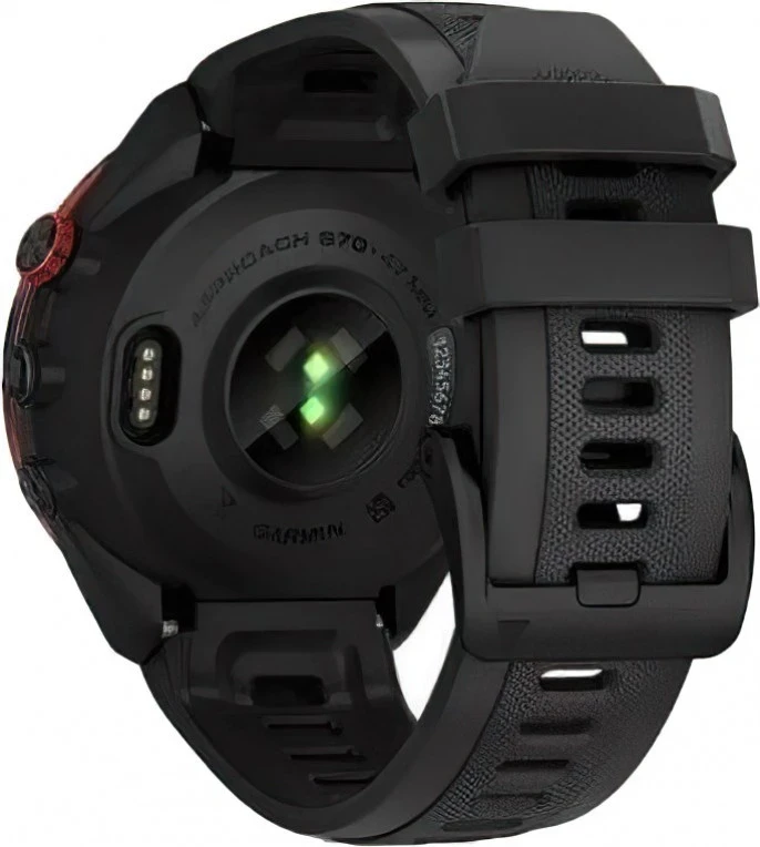 Garmin Approach S70 47mm B. Ceramic Bezel w. Black S. Band (010-02746-02/12) - Зображення 1
