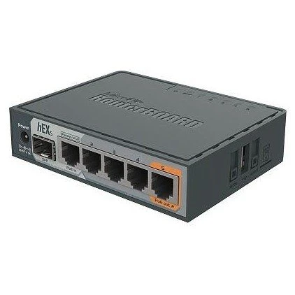 Маршрутизатор (роутер) Mikrotik hEX S (RB760IGS) - Зображення 1