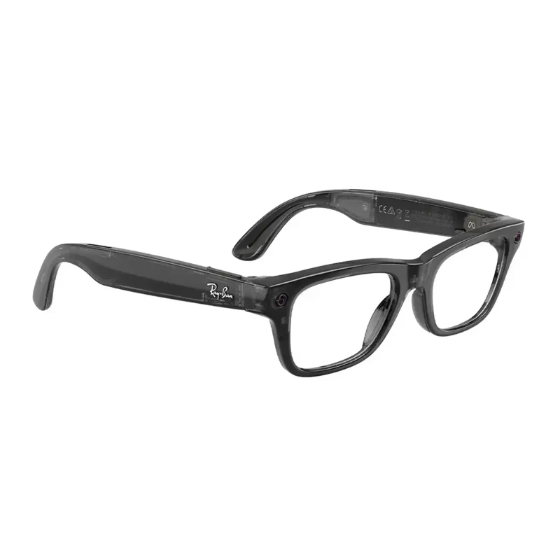 Ray-Ban Meta Blayzer Optics Gen 2 - Transparent Black Frame with Demo Lens (RW7001 8526 54-19) - Зображення 5