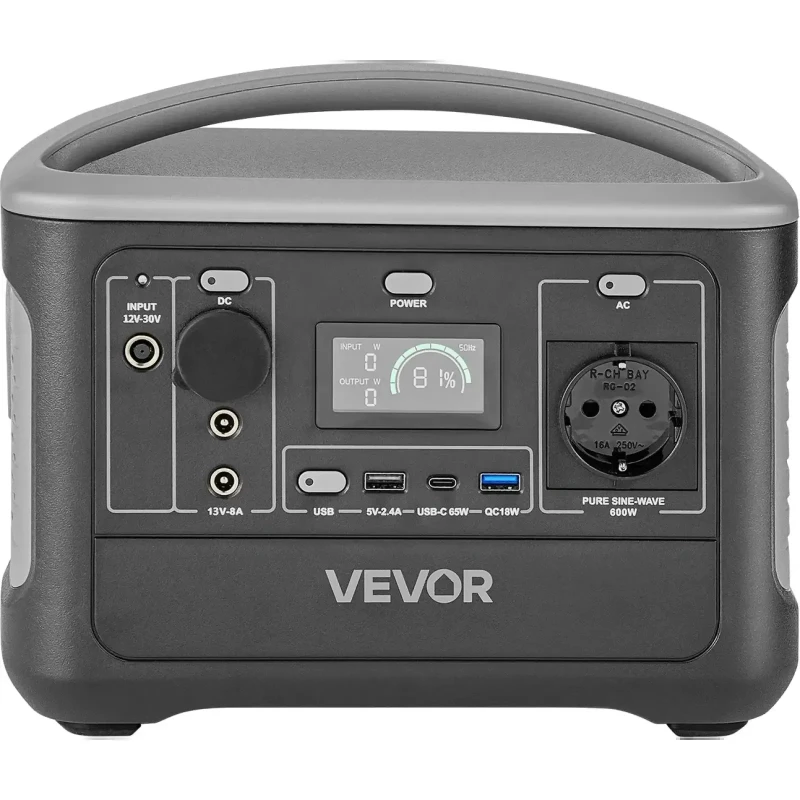 Vevor M6 (493Wh / 600W / LiFePO4) - Зображення 1
