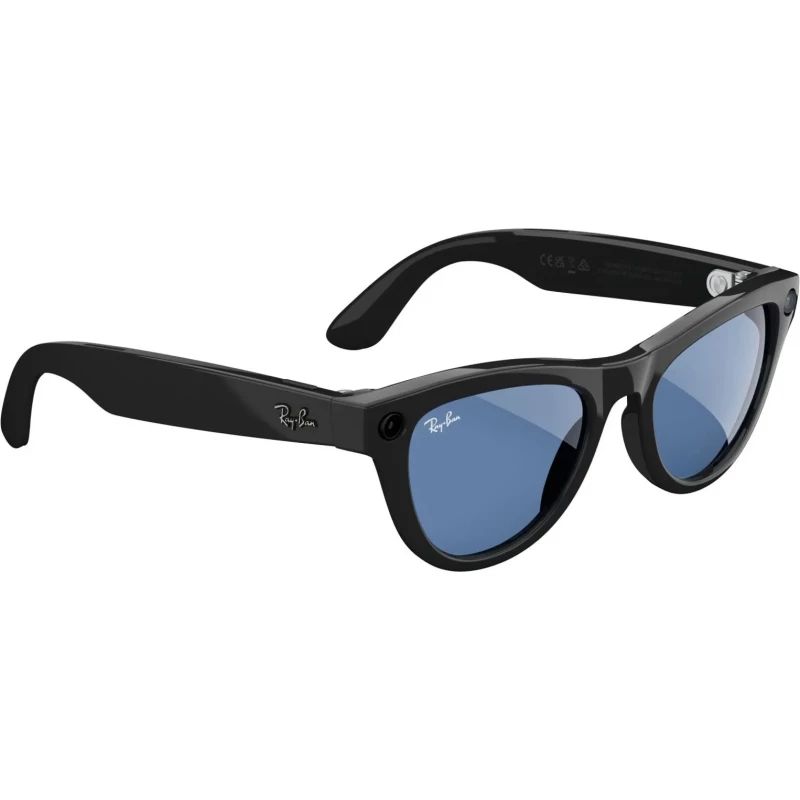 Смарт-очки Ray-Ban Meta Skyler Shiny Black / Transitions Cerulean Blue (RW4010 601/MF 52-20) - Зображення 1