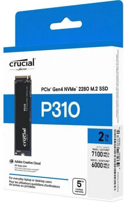 Crucial P310 500 GB (CT500P310SSD8) - Зображення 1