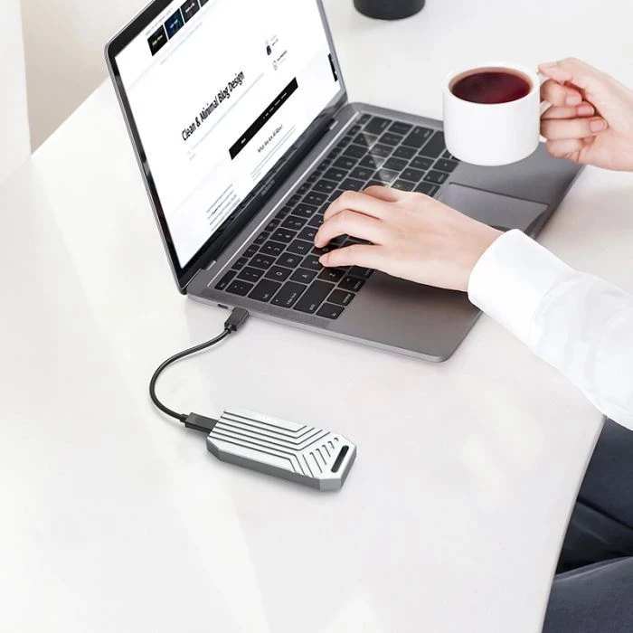 Карман внешний Maiwo M.2 SSD NVMe 2280 ч-з USB4.0 Type-C 40Gbps (K1695) (UA) - Зображення 9