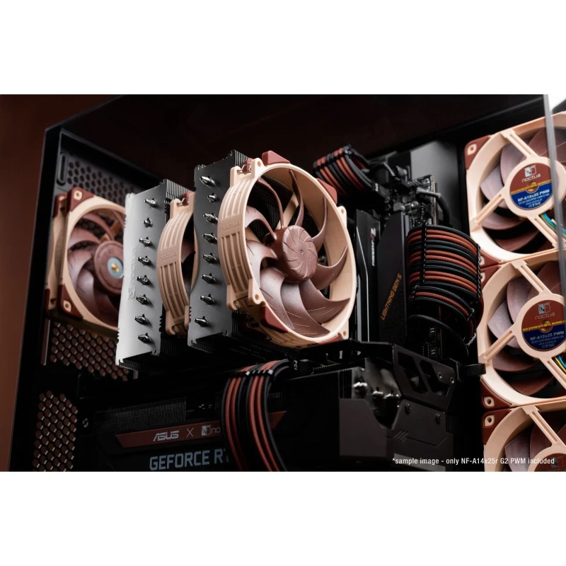 Кулер для корпуса Noctua NF-A14x25r G2 PWM (UA) - Зображення 5